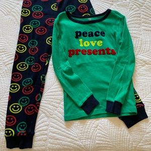 Gymboree Boys Smiley Gymmies 2-piece pajamas